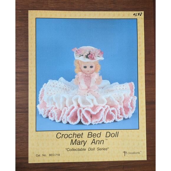 Variety of 9 Crochet Doll Pattern Booklets - Picture 2 of 10